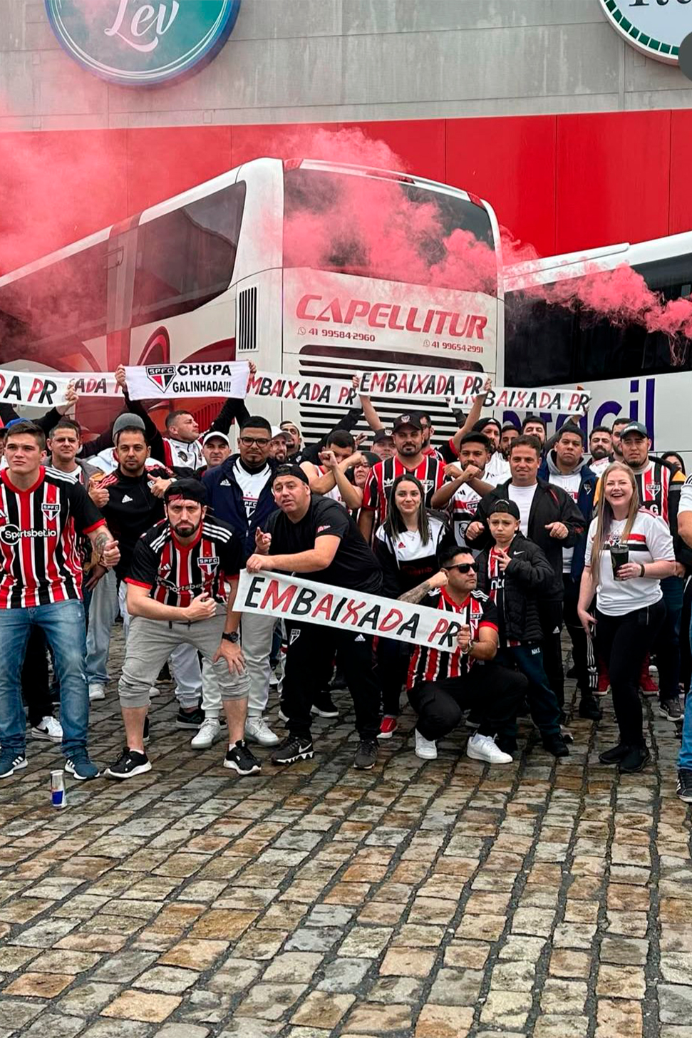 Torcida São Paulina no Paraná